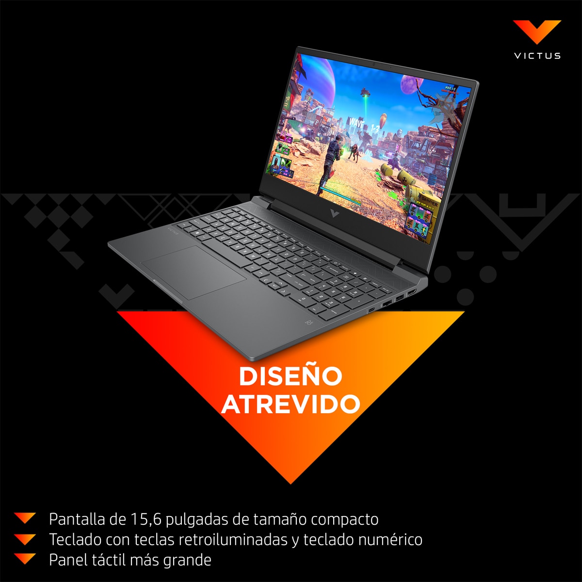 Portátil Gaming HP VICTUS 15-fa2073ns, Intel Core i5-14450HX, 16GB, 512GB SSD, Nvidia GeForce RTX 4050 6GB, 15,6", W11 - Gris oscuro Gris oscuro-7