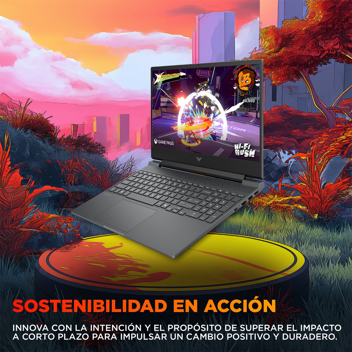 Portátil Gaming HP VICTUS 15-fa2073ns, Intel Core i5-14450HX, 16GB, 512GB SSD, Nvidia GeForce RTX 4050 6GB, 15,6", W11 - Gris oscuro Gris oscuro-10