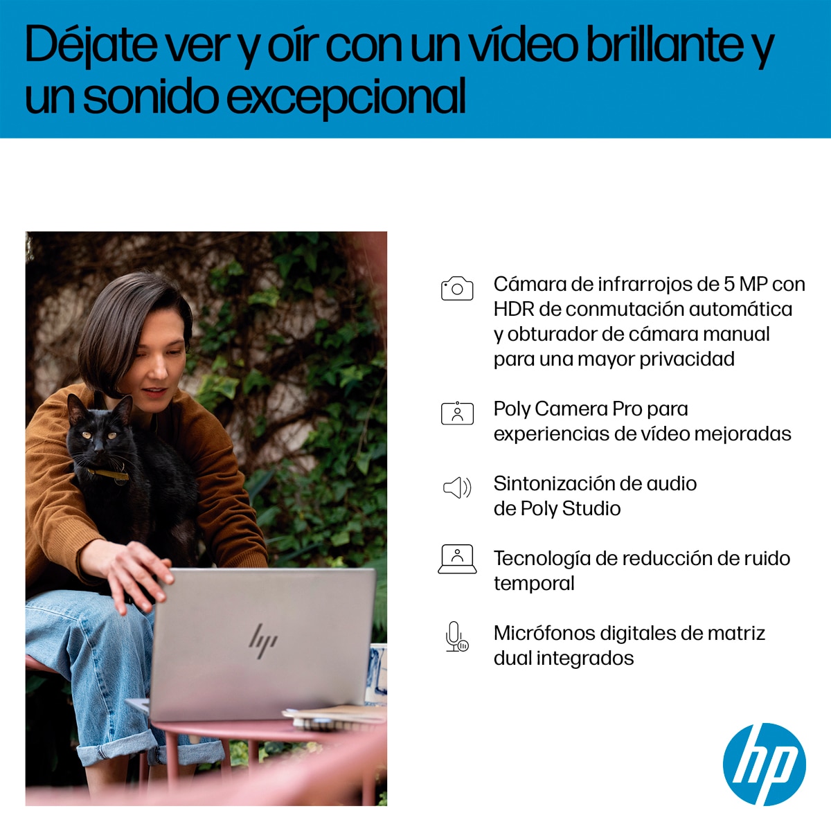 Portátil HP OmniBook 7 16-bh0000ns, Copilot+ PC, Intel Core Ultra 7 356H, 32GB, 1TB SSD, Nvidia GeForce RTX 5050 8GB, 16" OLED, W11, Sin cargador - Plata Plata-7