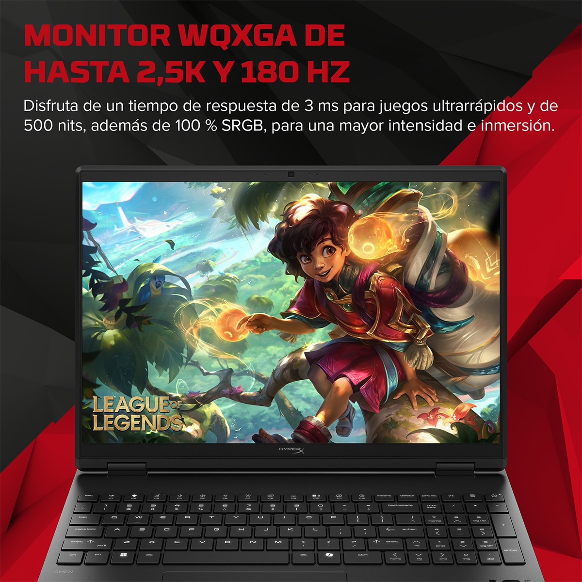 Portátil Gaming HyperX OMEN 15-gb0002ns, Ryzen 7-260, 24GB, 1TB SSD, Nvidia GeForce RTX 5060 8GB, 15,3", W11, Sin cargador Negro-7