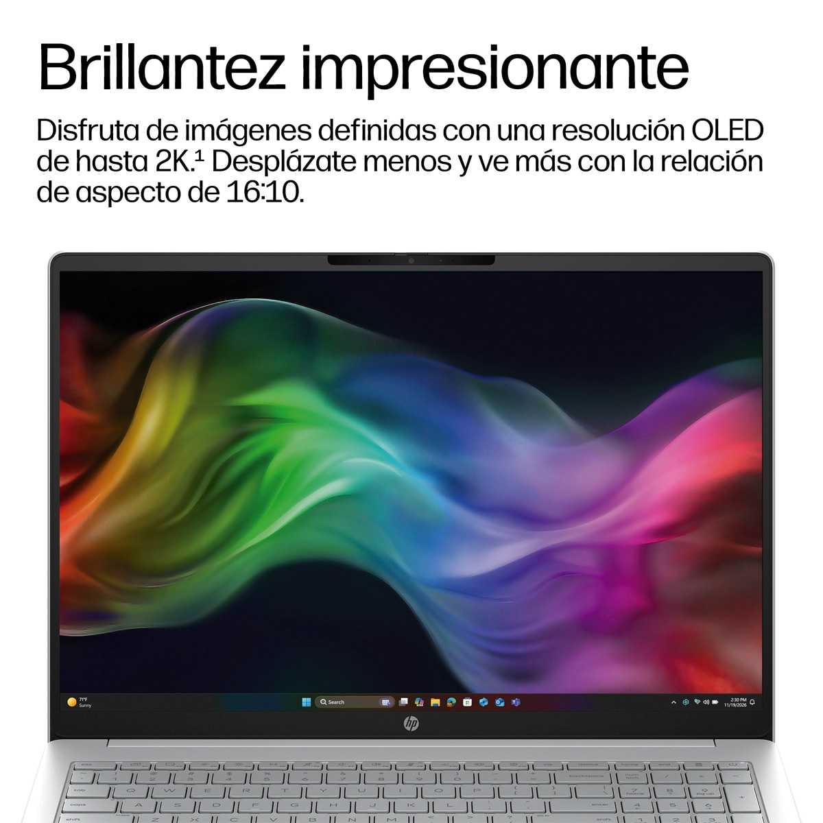 Portátil HP OmniBook 3 16-bs0013ns, Copilot+ PC, Intel Core Ultra 7 355, 24GB, 1TB SSD, 16" OLED, W11, Sin cargador - Plata Plata-5