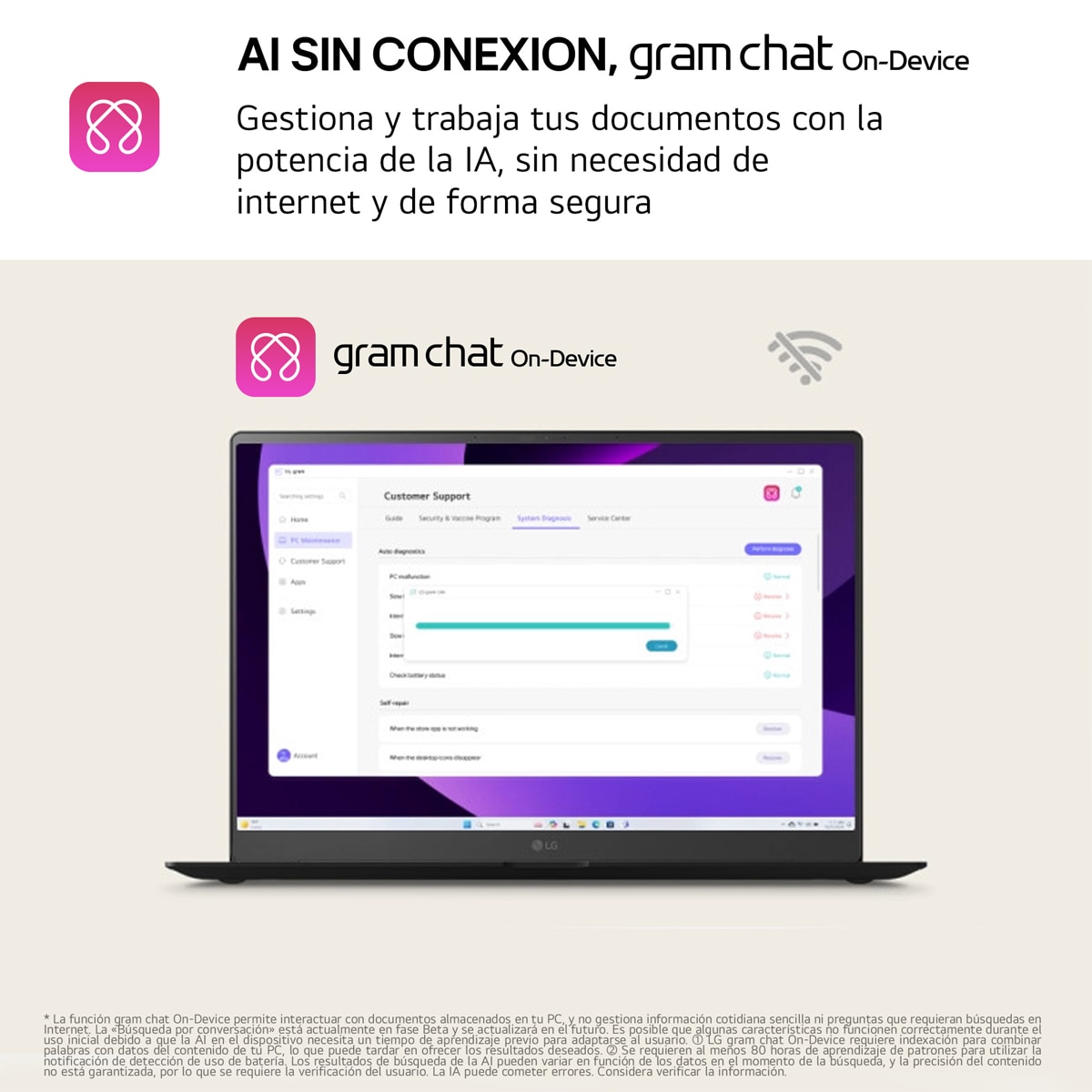 Portátil LG gram 14ZD90T-G.AX88B, Intel Core Ultra 7-255H, 32GB, 1TB SSD, 14", Sin Sistema Operativo Negro-6