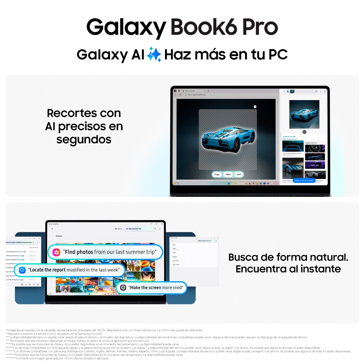 Portátil Samsung Galaxy Book6 Pro, Copilot+ PC, Intel Core Ultra 7-356H, 16GB, 512GB SSD, 16", W11 Gris-11