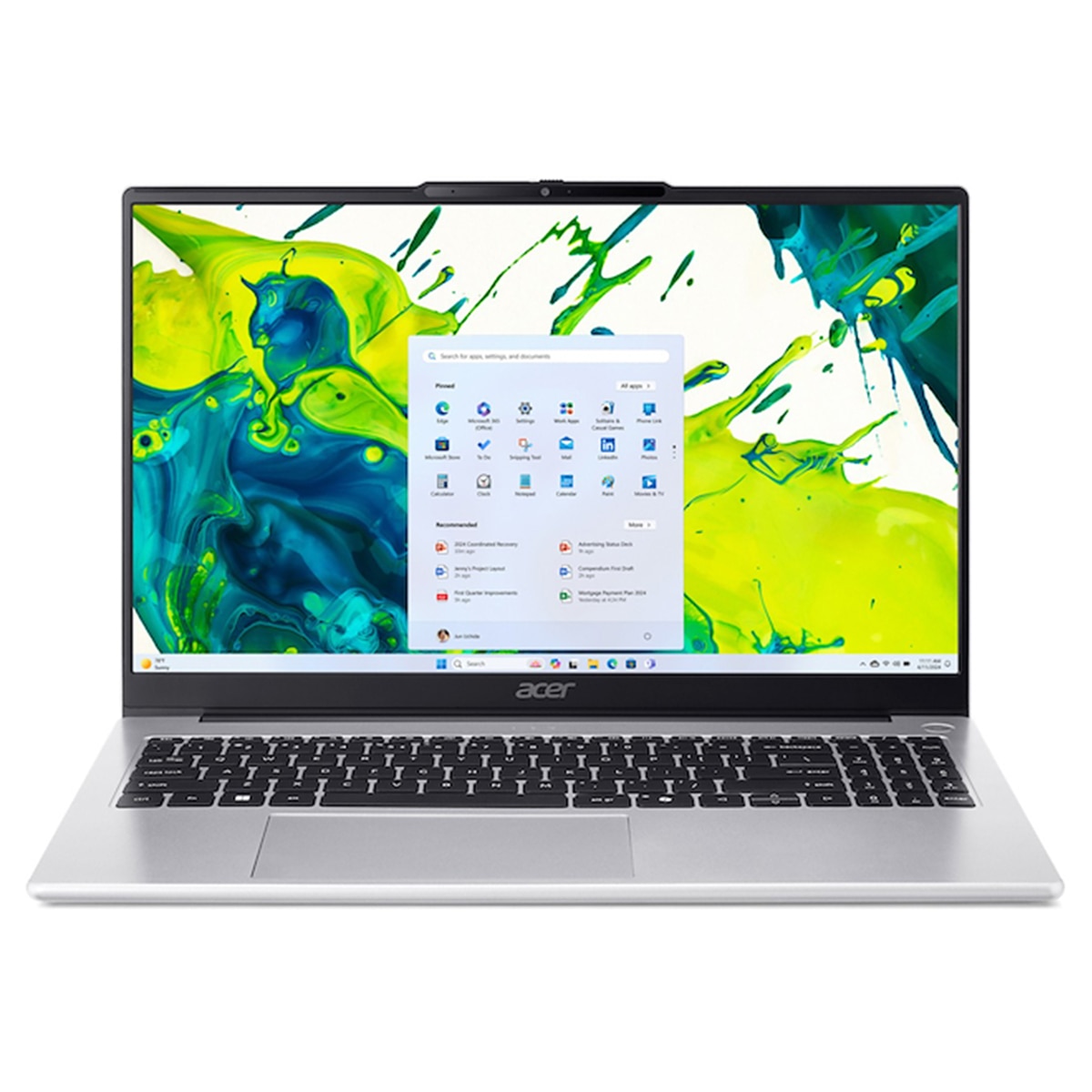 Imagen 0 de Portátil ACER Aspire Lite 15 AL15-45P-R25N, Ryzen 7-5825U, 16GB, 512GB SSD, 15,6", W11