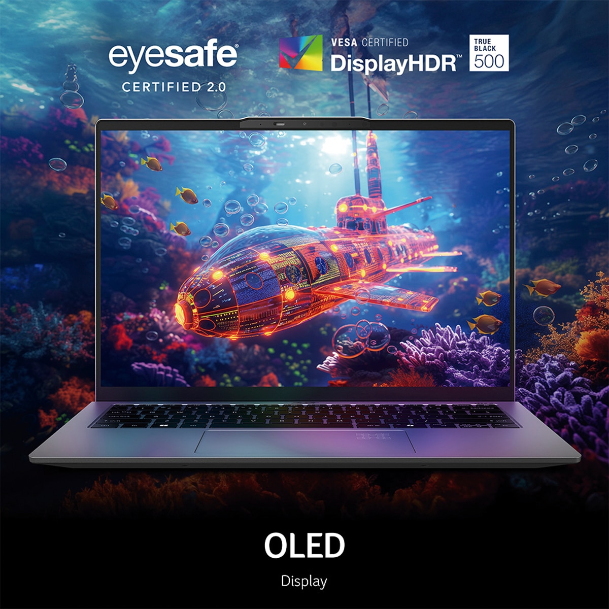 Portátil ACER Swift Go 14 AI SFG14-64, Copilot+ PC, AMD Ryzen AI 7-350, 32GB, 1TB SSD, 14" OLED, W11, Plata Plata-4