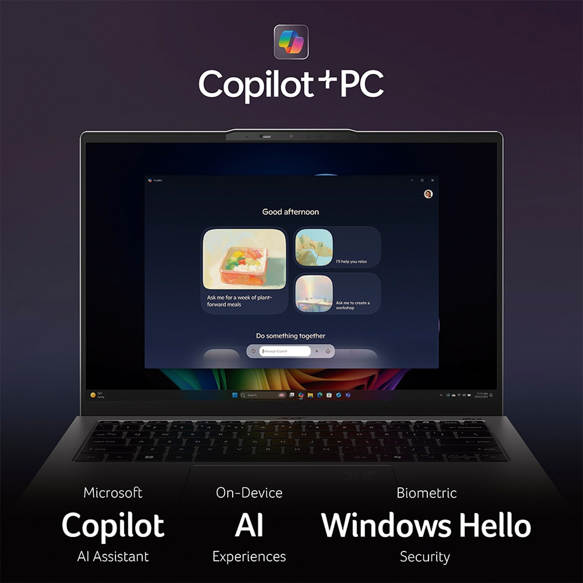 Portátil ACER Swift Go 14 AI SFG14-64, Copilot+ PC, AMD Ryzen AI 7-350, 32GB, 1TB SSD, 14" OLED, W11, Plata Plata-6
