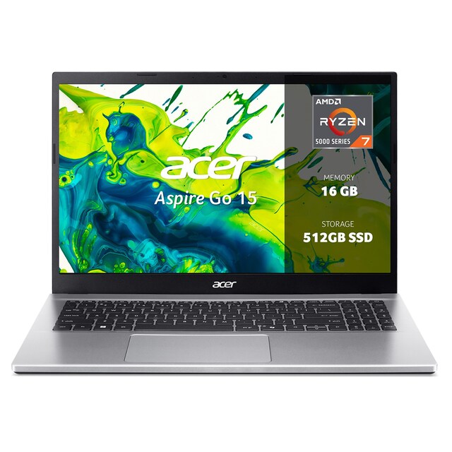 Portátil ACER Aspire Go 15 AG15-42P-R62N, Ryzen 7-5825U, 16GB, 512GB SSD, 15,6