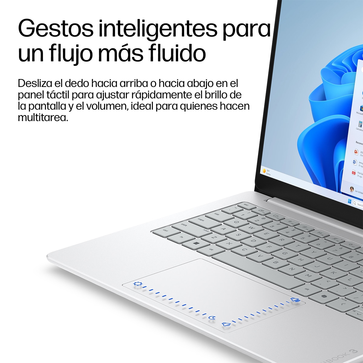 Portátil HP OmniBook 3 14-ht0007nsx, Intel Core Ultra 5 225U, 8GB, 512GB SSD, 14", W11, Sin cargador Plata-7