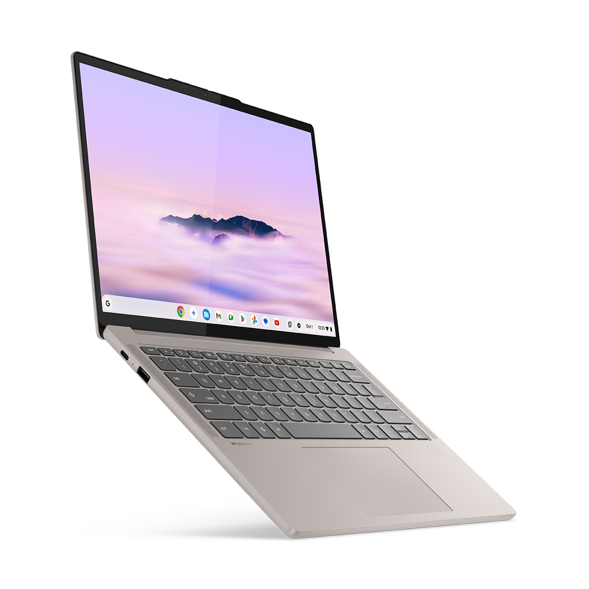 Portátil Lenovo Chromebook PLUS 14M9610, MediaTek Kompanio Ultra-910, 12GB, 128GB UFS, 14" OLED, ChromeOS Nácar-3