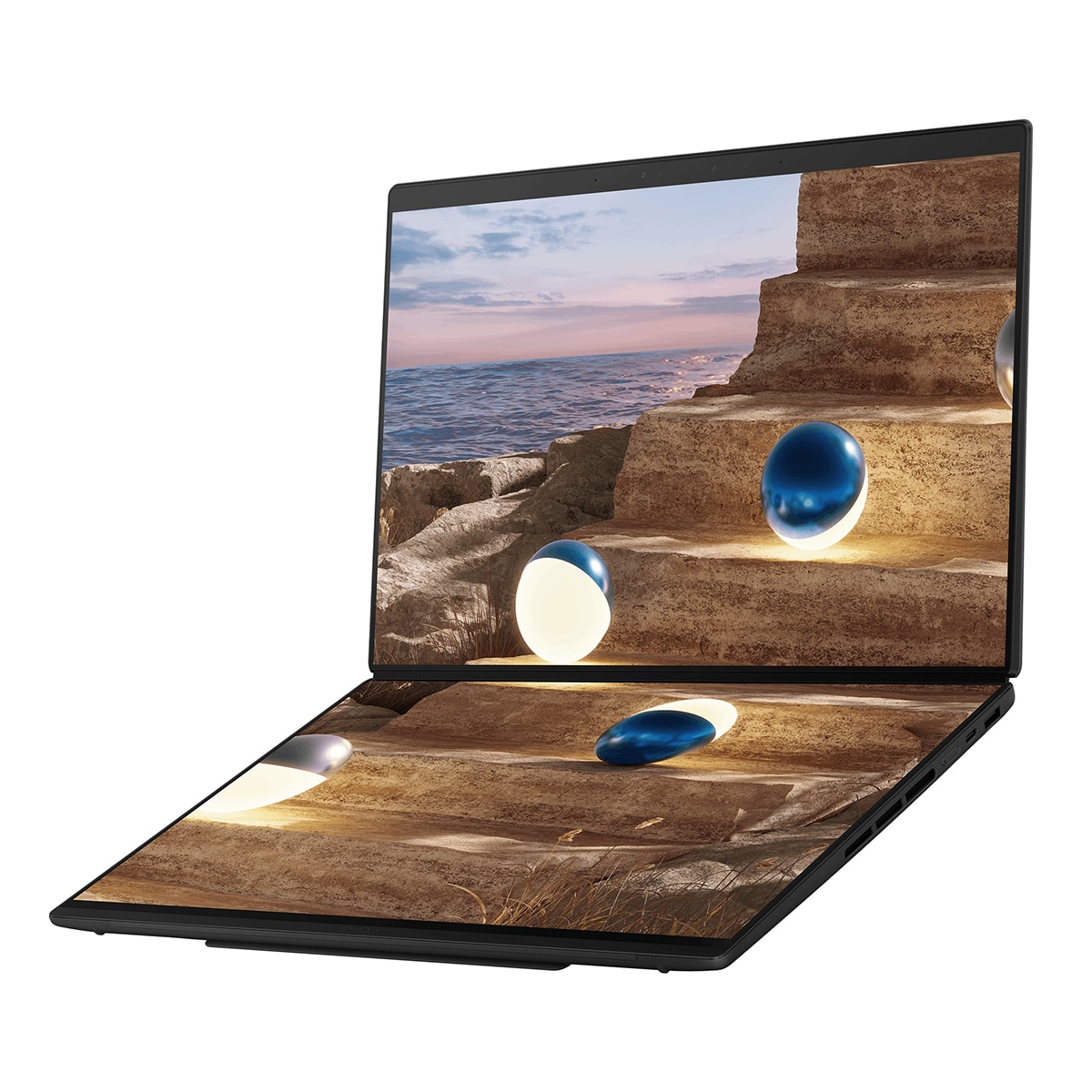 Portátil ASUS Zenbook Duo OLED UX8407AA-SN066W, Copilot+ PC, Intel Core Ultra 9 386H, 32GB, 1TB SSD, 14", W11 - Gris Gris-5