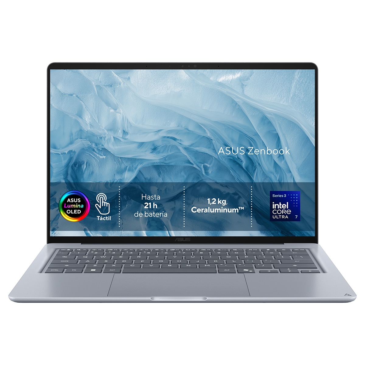 Asus - Portátil ASUS Zenbook 14 OLED UX3480AA-SU114W, Intel Core Ultra 7-355, 24GB, 512GB SSD, 14", W11.