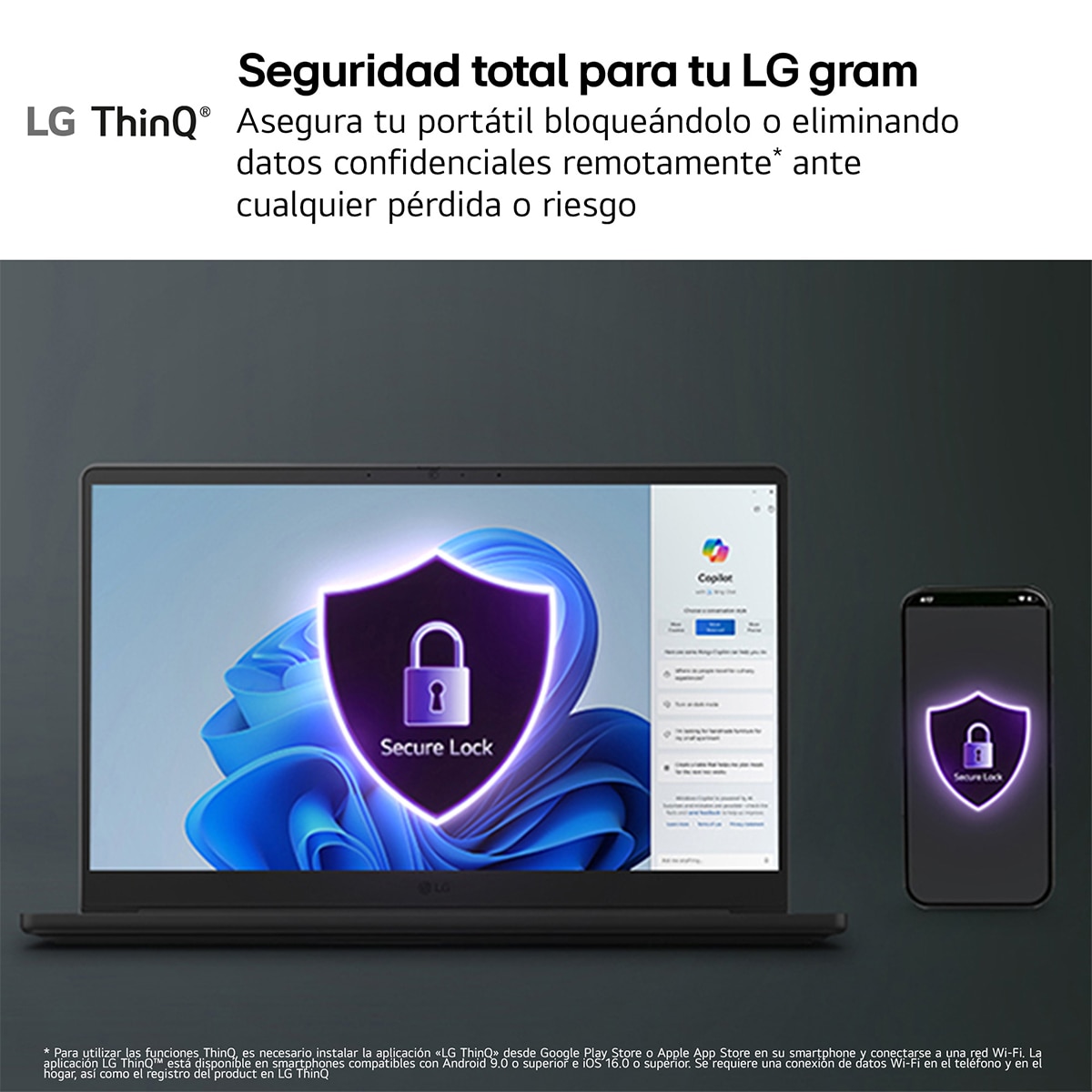 Portátil LG gram 14ZB90S-G.AA55BN, Intel Core Ultra 5-115U, 16 GB, 512 GB SSD, 14", W11 - Negro carbón Negro carbón-10