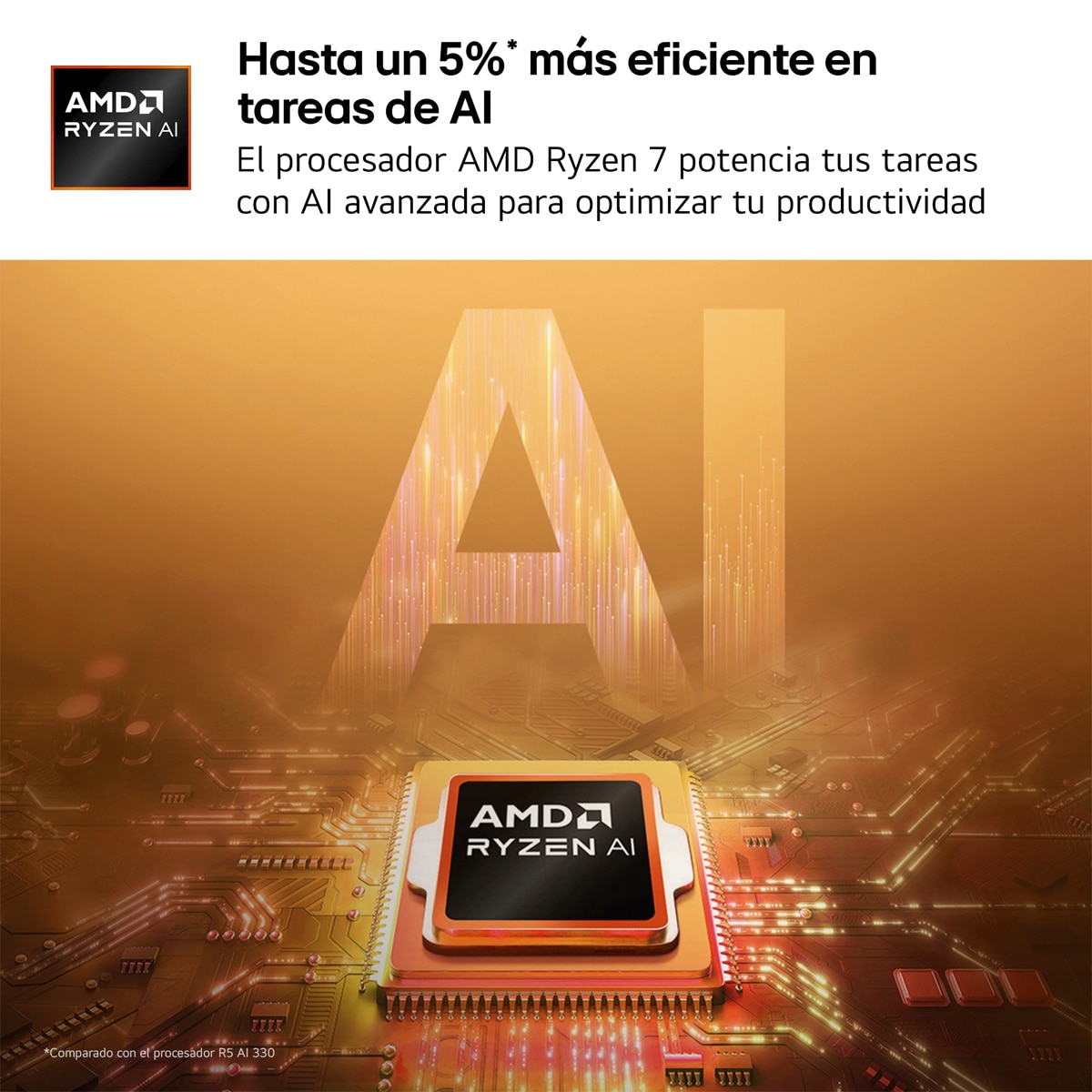 Portátil LG gram Book 16U55U-G.AU85BN, Copilot+ PC, Ryzen AI 7-445, 32 GB, 512 GB SSD, 16", W11 Negro carbón-6