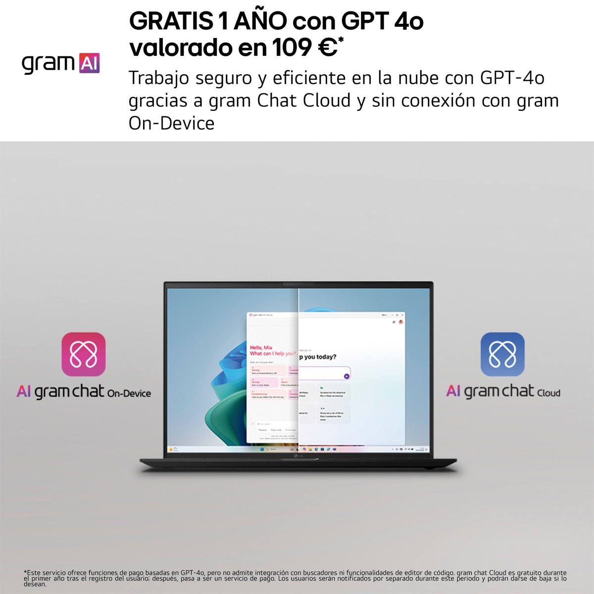 Portátil LG gram Book 16U55U-G.AU85BN, Copilot+ PC, Ryzen AI 7-445, 32 GB, 512 GB SSD, 16", W11 Negro carbón-7