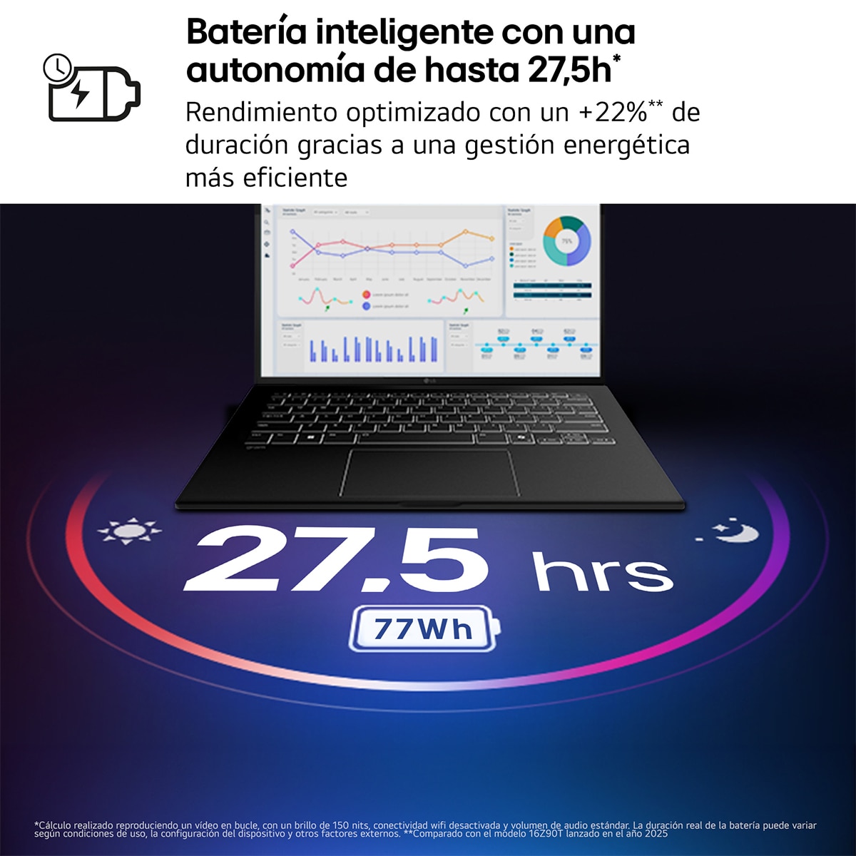 Portátil LG gram Pro 17Z90U-G.AU88BN, Copilot+ PC, Intel Core Ultra 7-355, 32 GB, 1 TB SSD, 17", W11 - Negro carbón Negro carbón-4