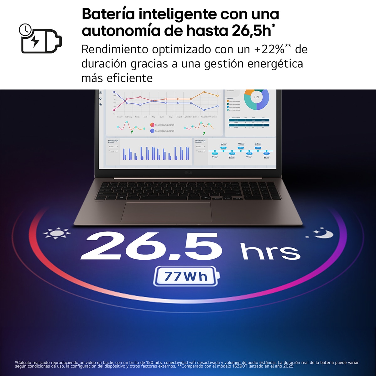 Portátil LG gram Pro 17Z90UB-H.AU96BN, Intel Core Ultra X9 388H, 32 GB, 512 GB SSD, 17", W11 - Chocolate Chocolate-4