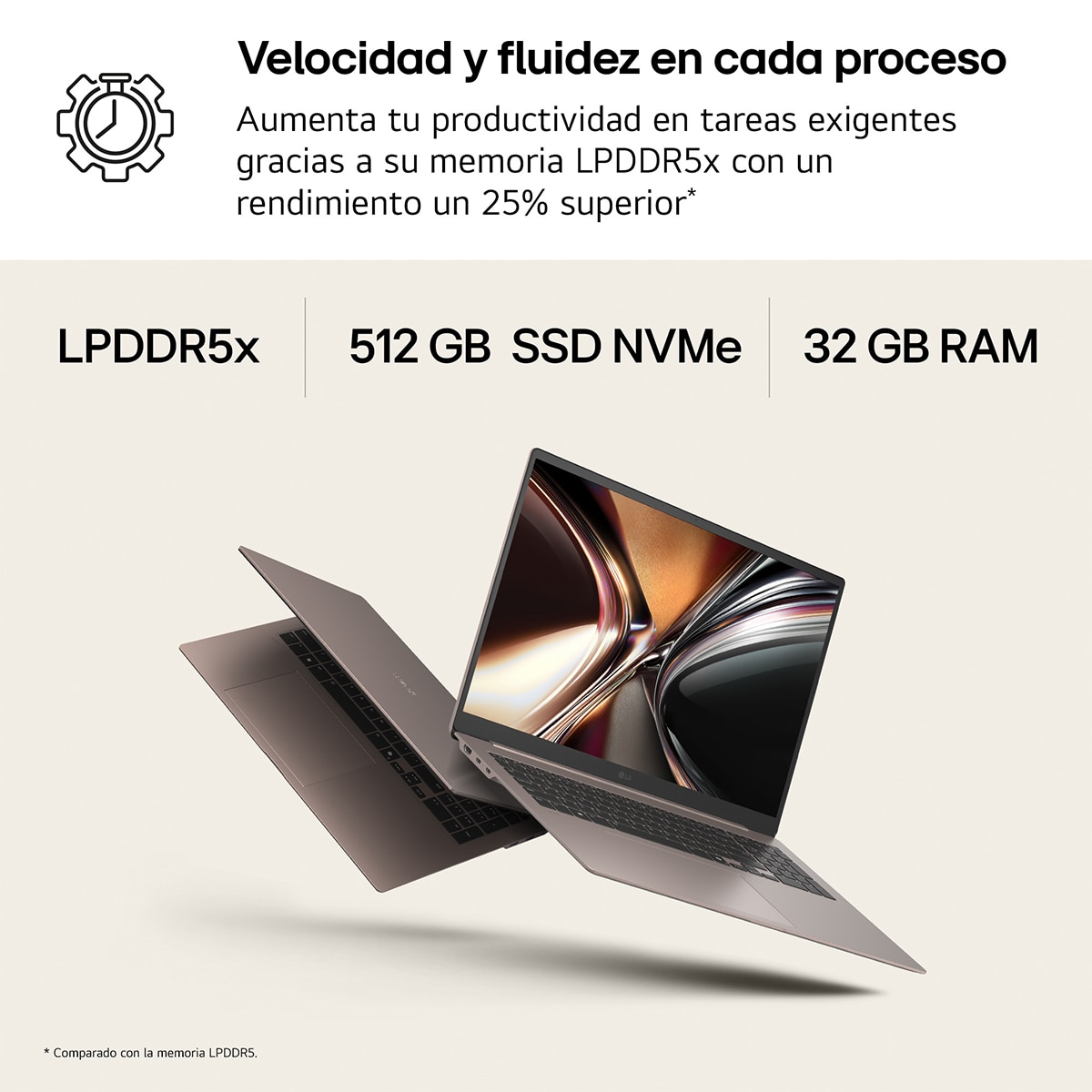 Portátil LG gram Pro 17Z90UB-H.AU96BN, Intel Core Ultra X9 388H, 32 GB, 512 GB SSD, 17", W11 - Chocolate Chocolate-9