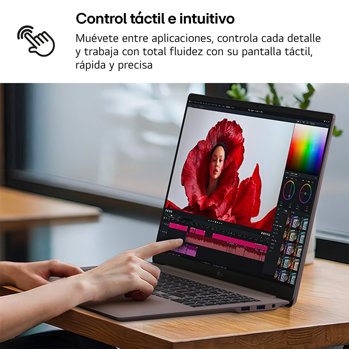 Portátil LG gram Pro 17Z90UB-H.AU96BN, Intel Core Ultra X9 388H, 32 GB, 512 GB SSD, 17", W11 - Chocolate Chocolate-10