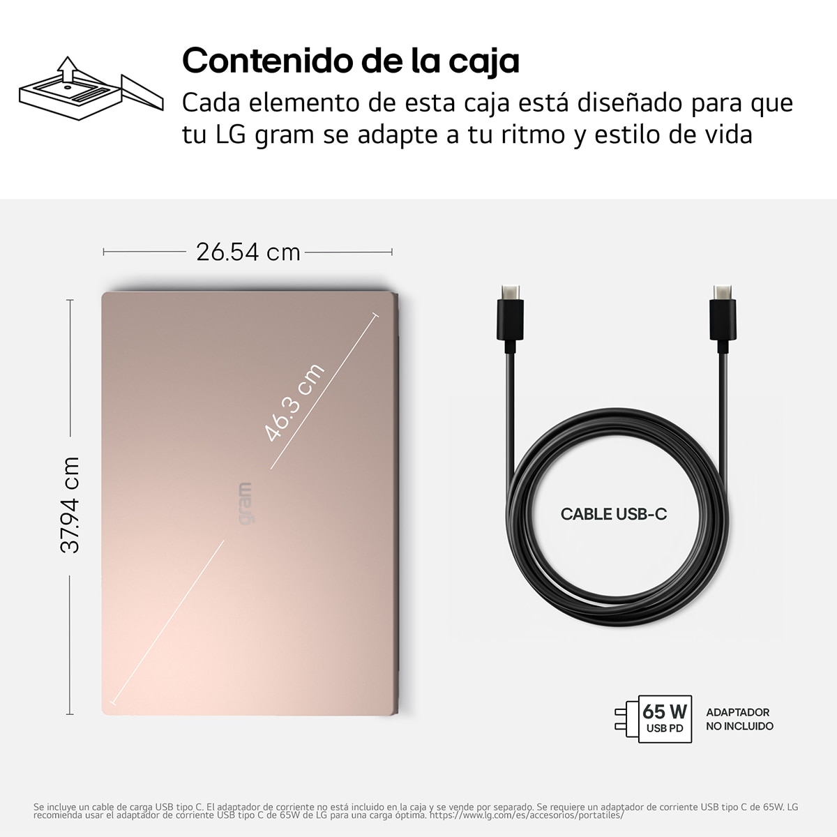 Portátil LG gram Pro 17Z90UB-H.AU96BN, Intel Core Ultra X9 388H, 32 GB, 512 GB SSD, 17", W11 - Chocolate Chocolate-14