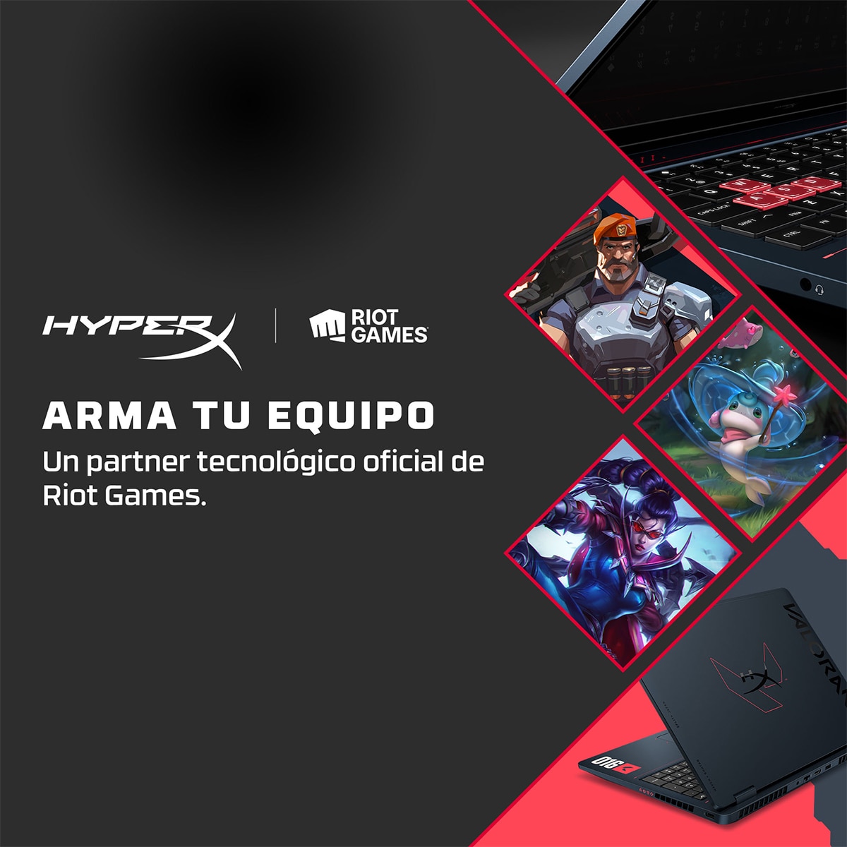 Portátil Gaming HP HyperX OMEN 16-ap1600ns (Edición Valorant), Ryzen 7-8745HX, 24GB, 1TB SSD, Nvidia GeForce RTX 5060 8GB, 16", W11 - Negro Negro-6