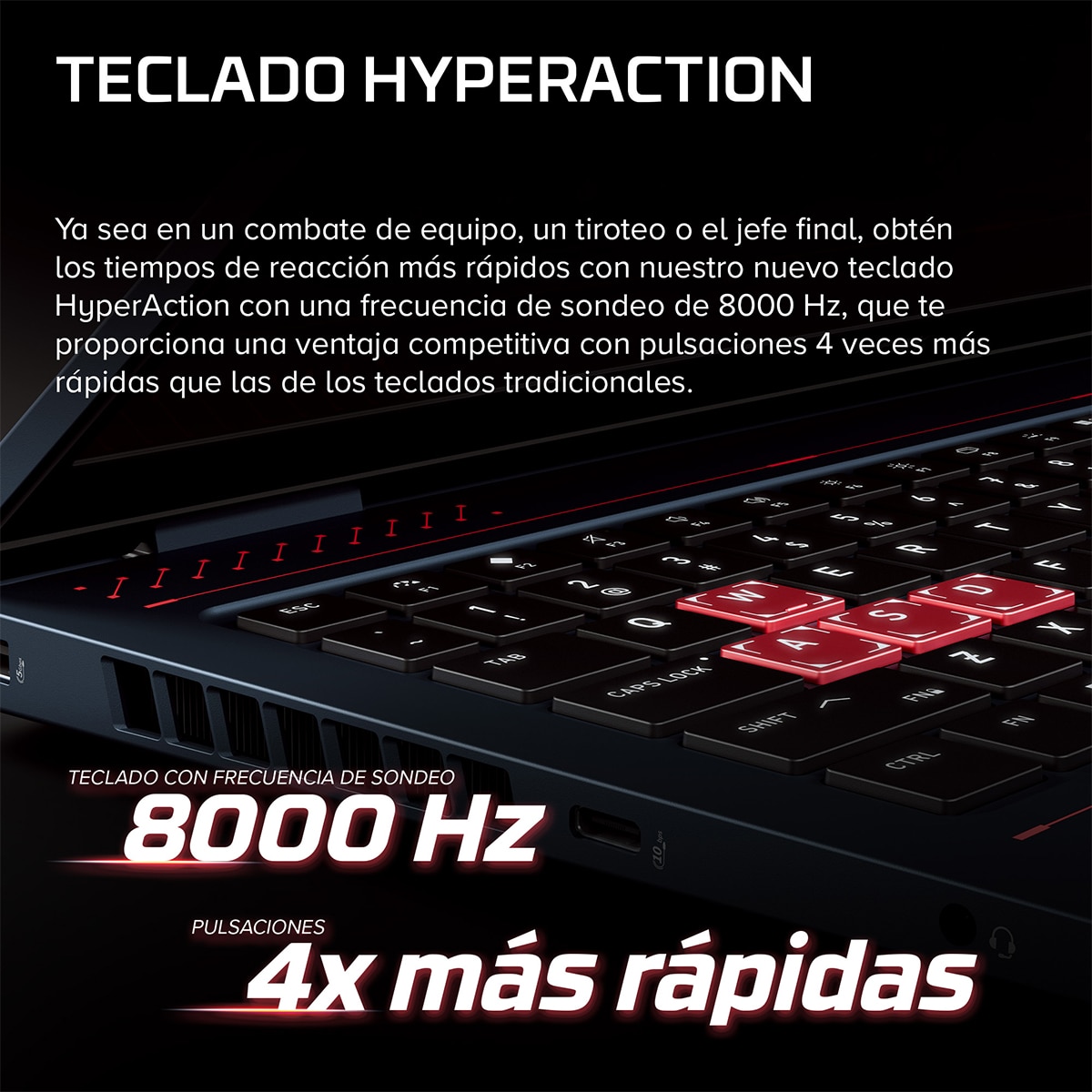 Portátil Gaming HP HyperX OMEN 16-ap1600ns (Edición Valorant), Ryzen 7-8745HX, 24GB, 1TB SSD, Nvidia GeForce RTX 5060 8GB, 16", W11 - Negro Negro-11