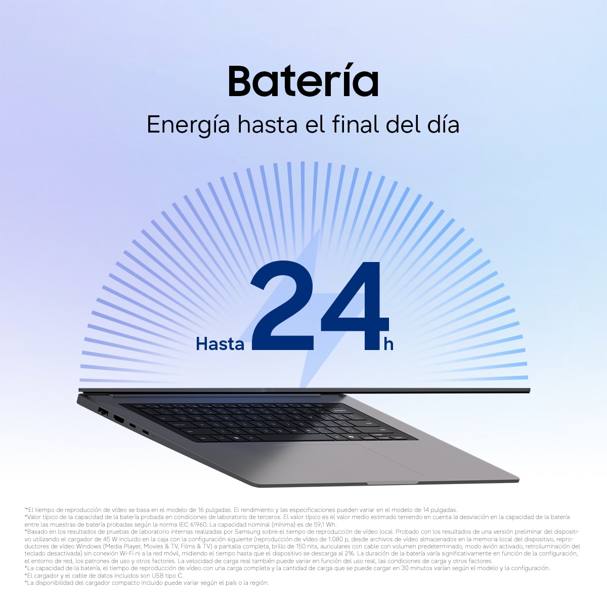 Portátil Samsung Galaxy Book6, Copilot+ PC, Intel Core Ultra 7-355, 16GB, 1TB SSD, 14", W11 Gris claro-4