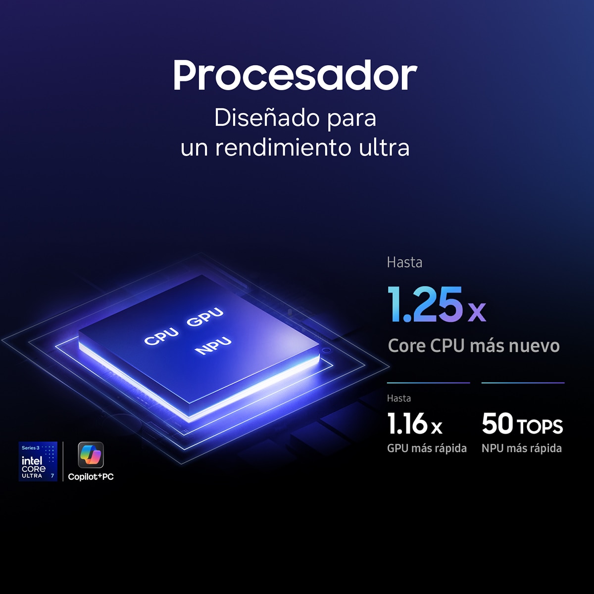 Portátil Samsung Galaxy Book6 Ultra, Copilot+ PC, Intel Core Ultra 7-356H, 32GB, 1TB SSD, Nvidia GeForce RTX 5060 8GB, 16", W11 - Gris claro Gris claro-4