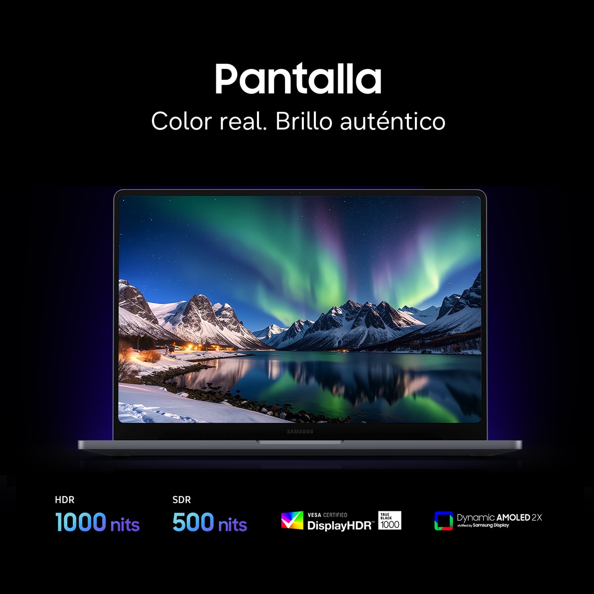 Portátil Samsung Galaxy Book6 Ultra, Copilot+ PC, Intel Core Ultra 7-356H, 32GB, 1TB SSD, Nvidia GeForce RTX 5060 8GB, 16", W11 - Gris claro Gris claro-6
