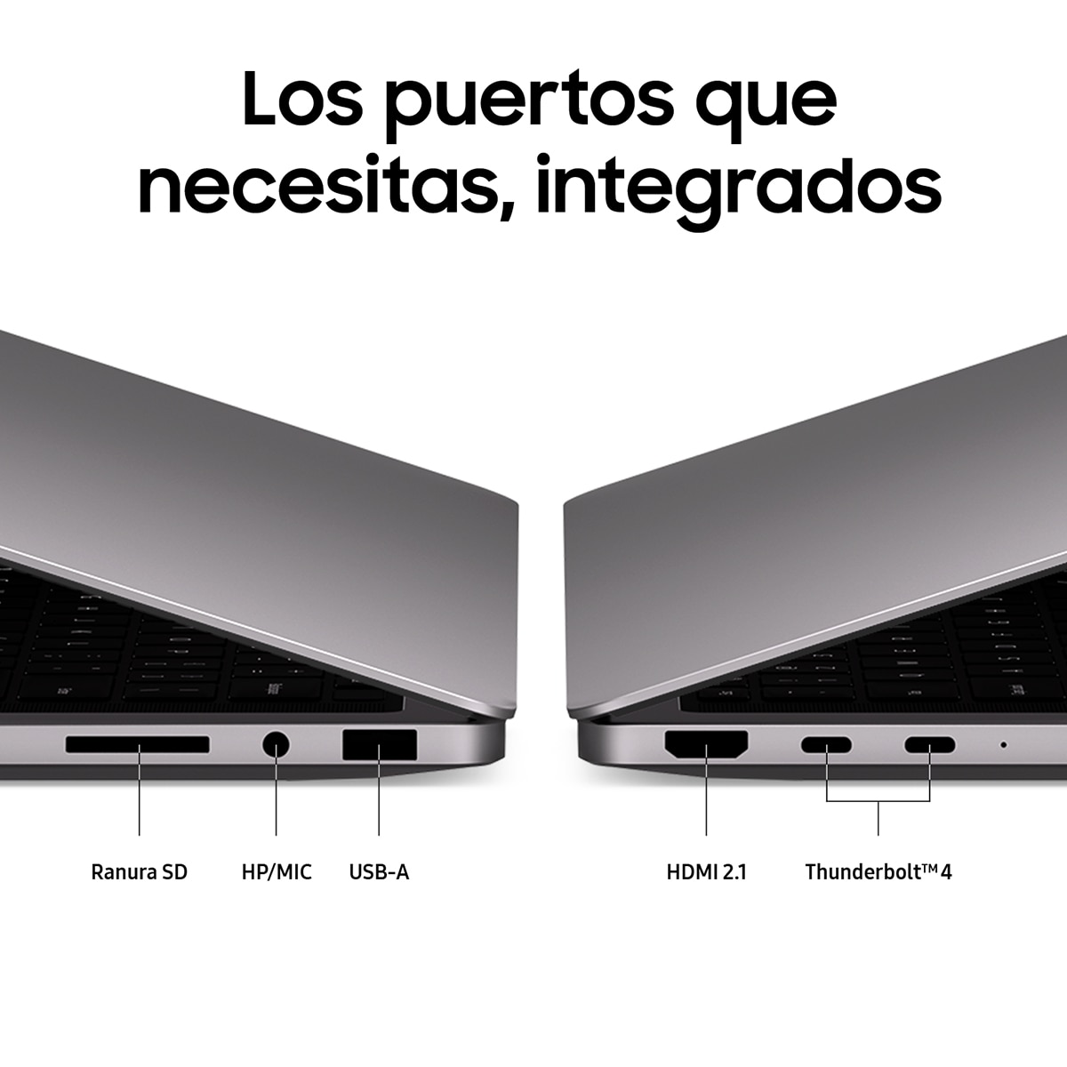 Portátil Samsung Galaxy Book6 Ultra, Copilot+ PC, Intel Core Ultra 7-356H, 32GB, 1TB SSD, Nvidia GeForce RTX 5060 8GB, 16", W11 - Gris claro Gris claro-10