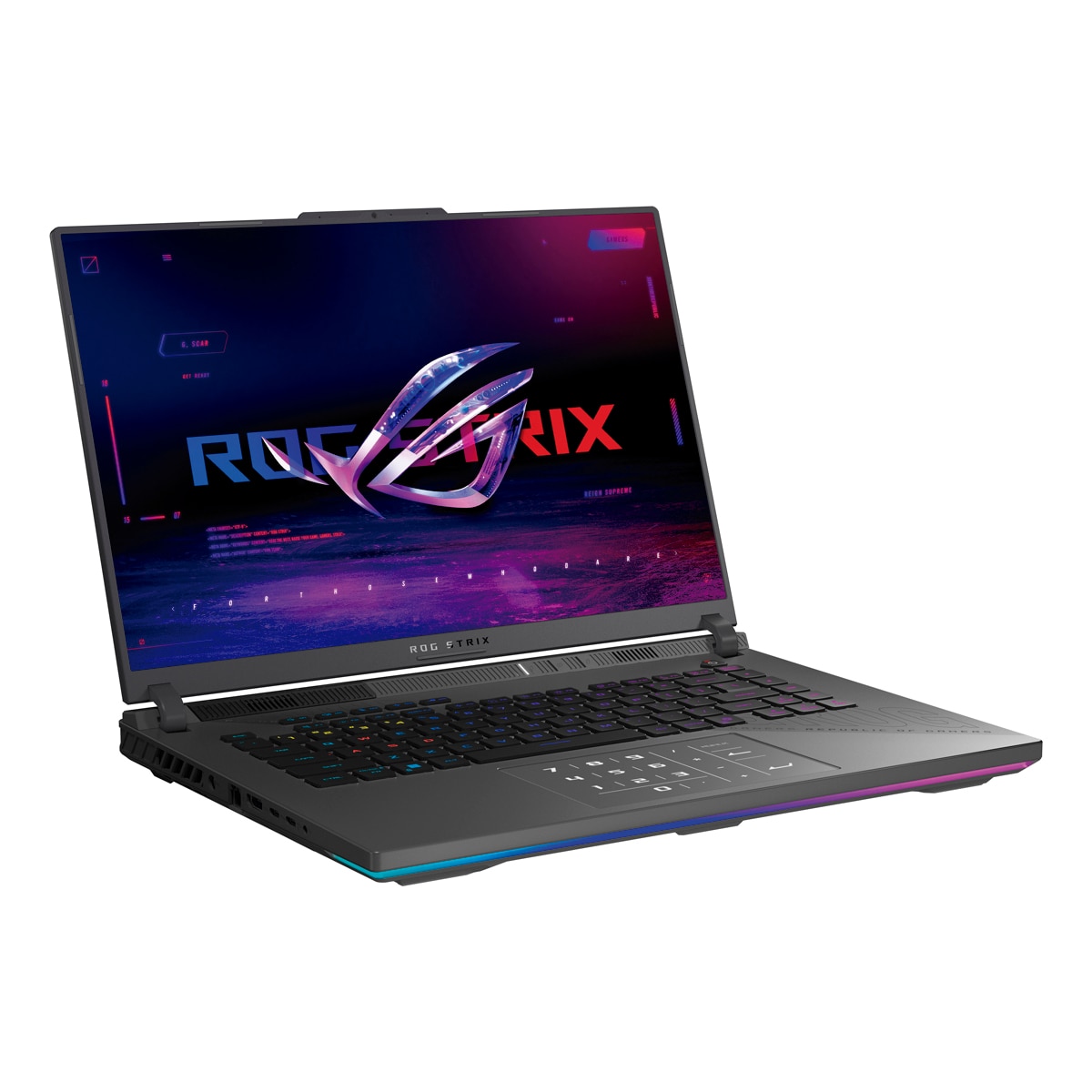 Portátil Gaming ASUS ROG Strix G16 G614FR-TS421, Ryzen 9-9955HX, 16GB, 1TB SSD, Nvidia GeForce RTX 5070 Ti 12GB, 16", Sin Sistema Operativo - Gris eclipse Gris eclipse-3