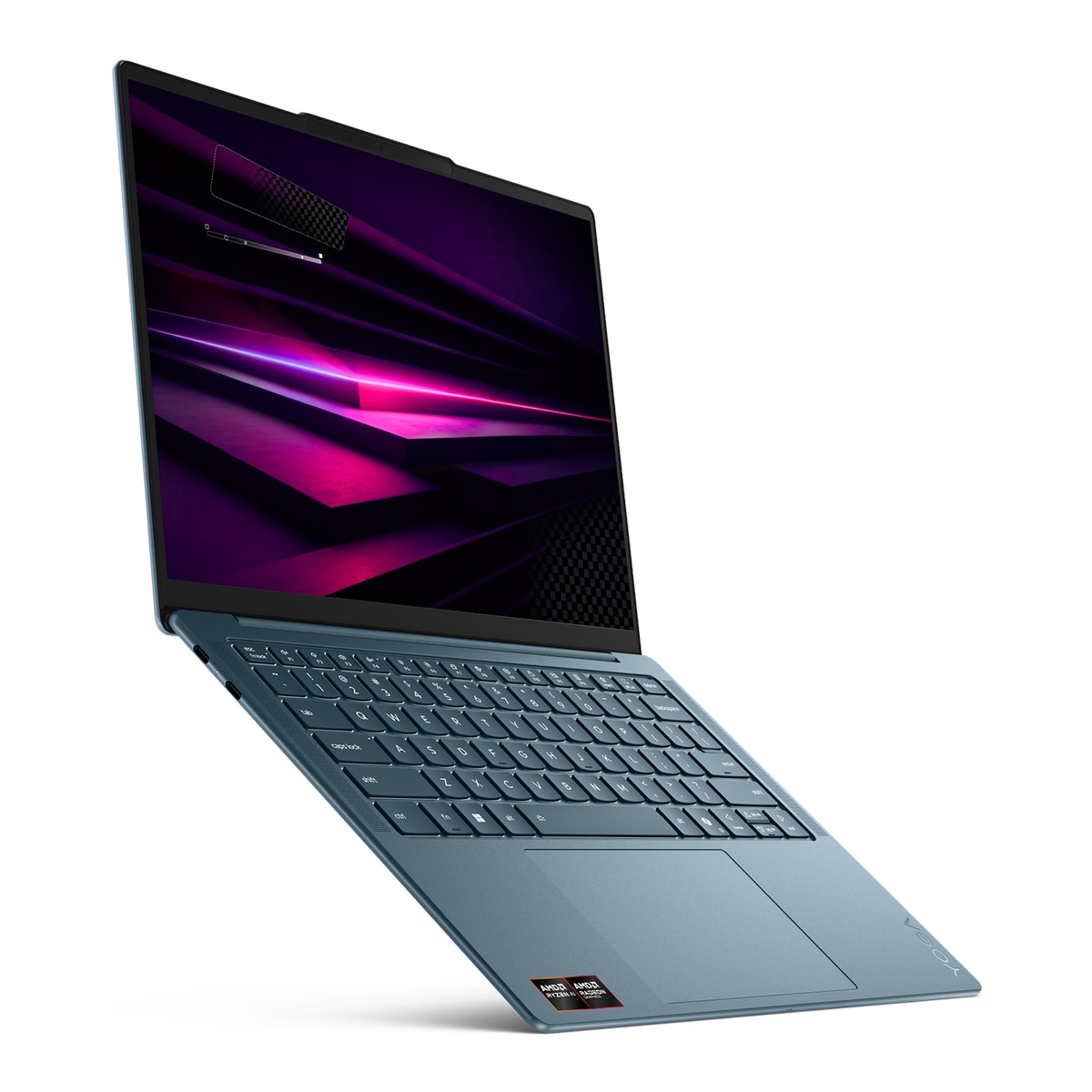 Portátil Lenovo YOGA Slim 7 14AGP11, Copilot+ PC, Ryzen 7 AI 445, 16GB, 1TB SSD, 14" OLED, W11 - Azul verdoso Azul verdoso-3