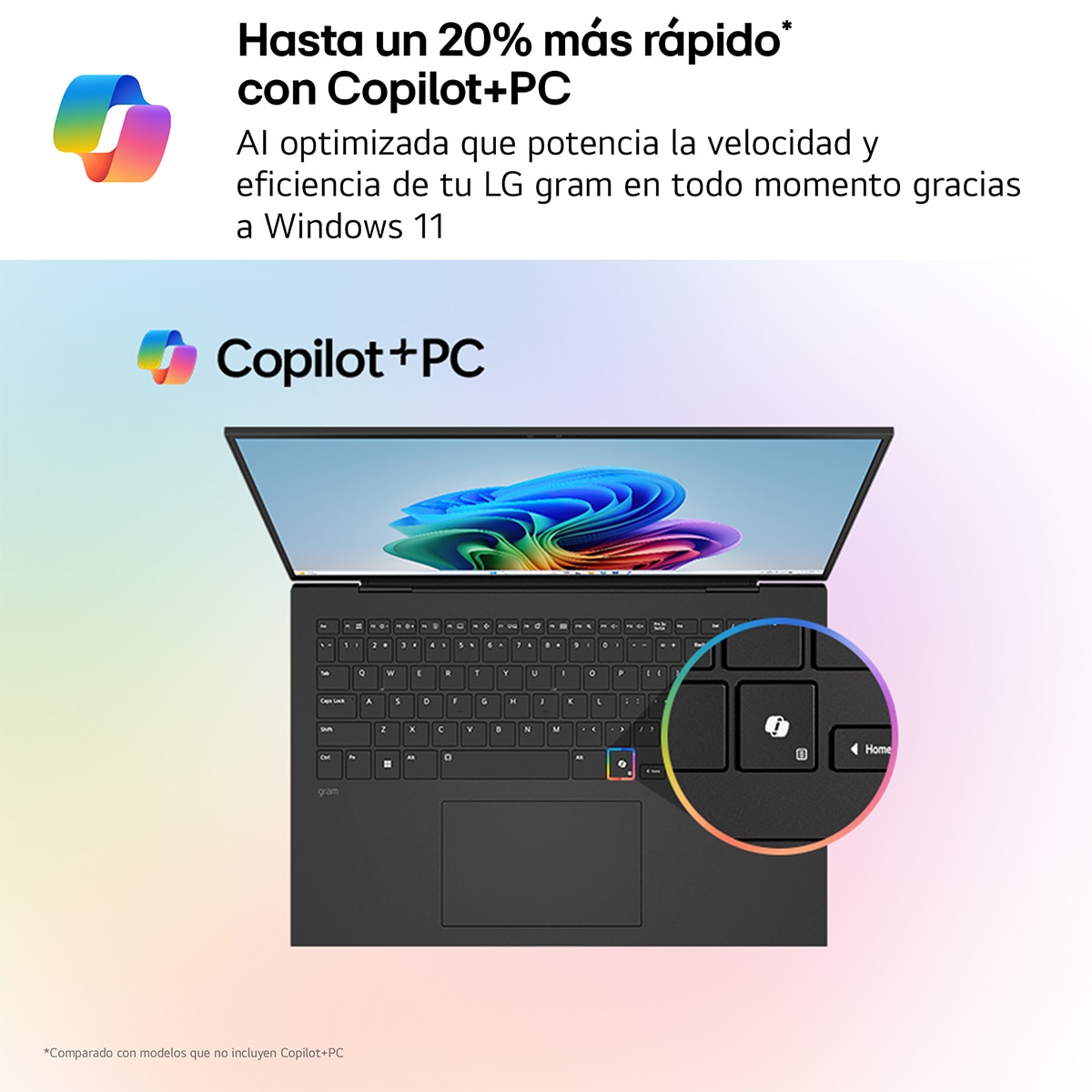 Portátil LG Gram 17Z90TL-G.AU88BN, Intel Core Ultra 7 - 258V, 32 GB, 1 TB SSD, 17", W11 Negro carbón-2