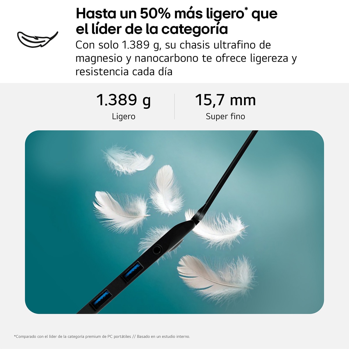 Portátil LG Gram 17Z90TL-G.AU88BN, Intel Core Ultra 7 - 258V, 32 GB, 1 TB SSD, 17", W11 Negro carbón-3