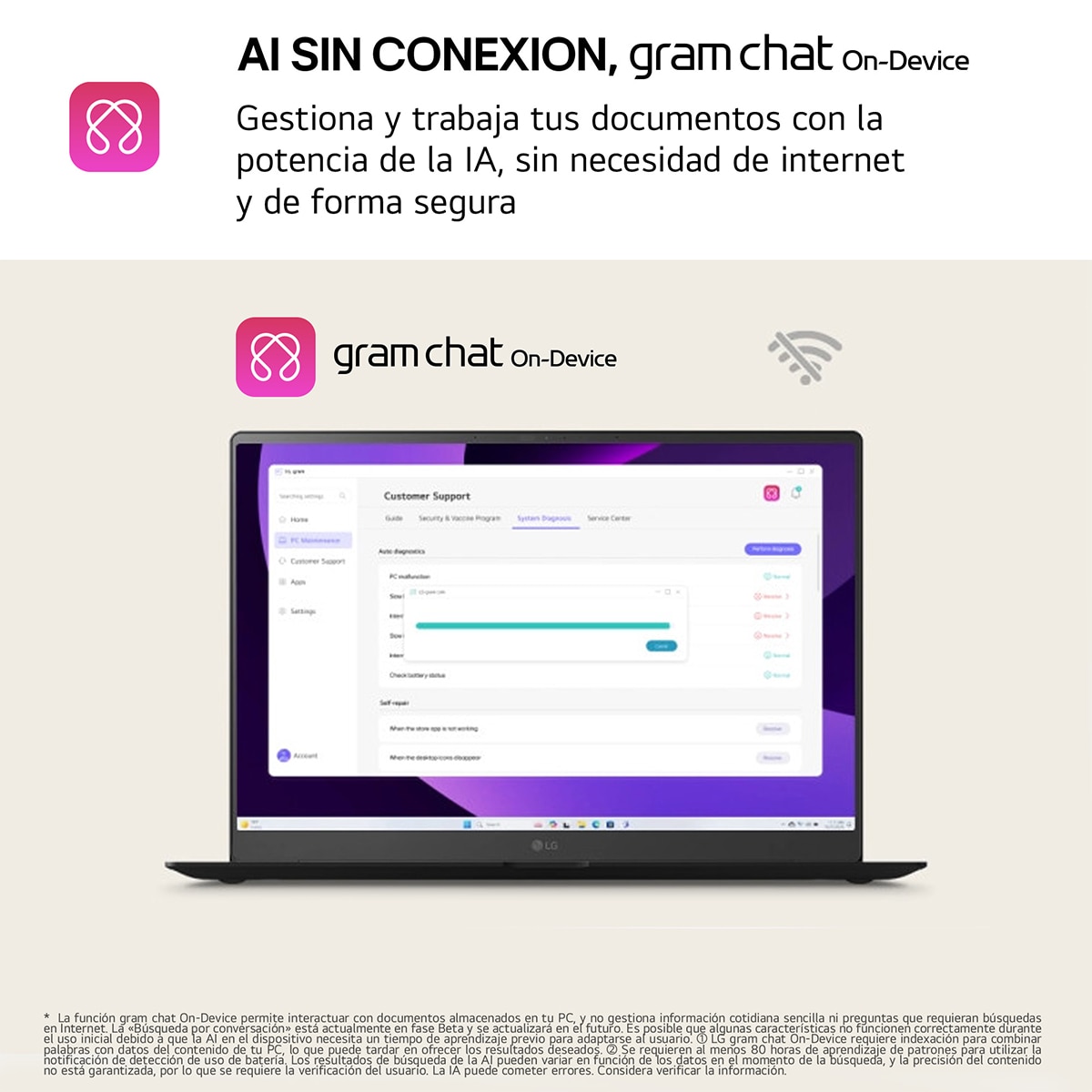 Portátil LG Gram 17ZD90TL-G.AX85BN, Intel Core Ultra - 258V, 32 GB, 512 GB SSD, 17", Sin Sistema Operativo - Negro carbón Negro carbón-6