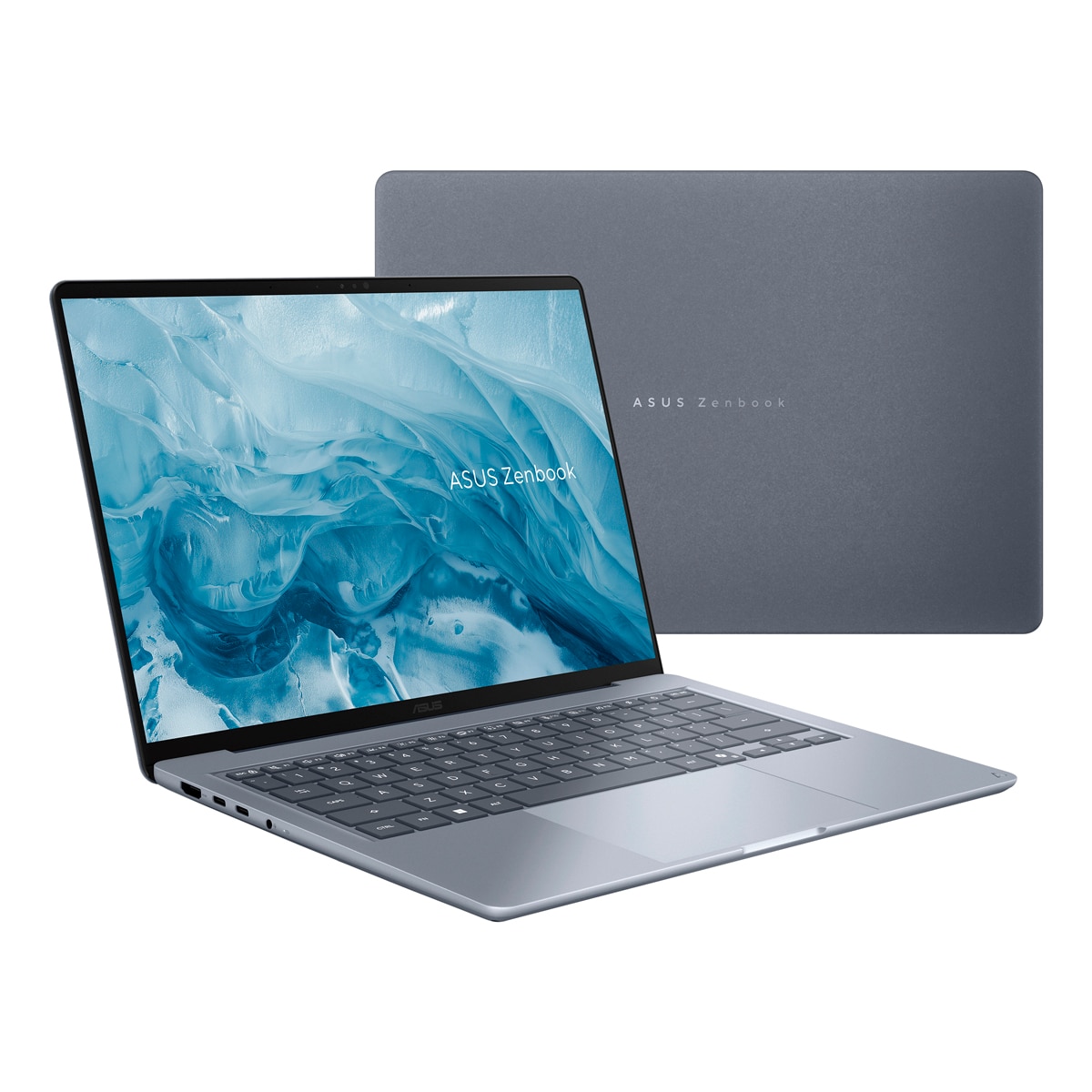 Portátil ASUS Zenbook 14 OLED Copilot+ PC UX3480QA-U1090W, Snapdragon X1-26-100, 16GB, 256GB SSD, 14", W11 - Azul Artico Azul Artico-9