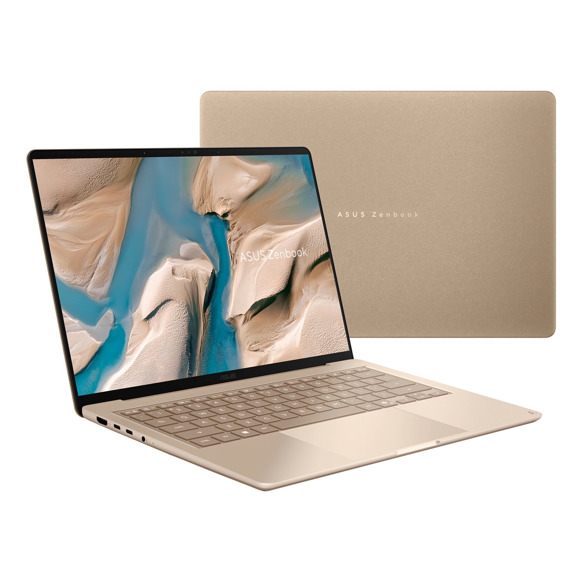 Imagen 8 de Portátil ASUS Zenbook 14 OLED Copilot+ PC UX3480QA-U1155W, Snapdragon X1-26-100, 16GB, 256GB SSD, 14", W11 - Beige / Oro Beige / Oro