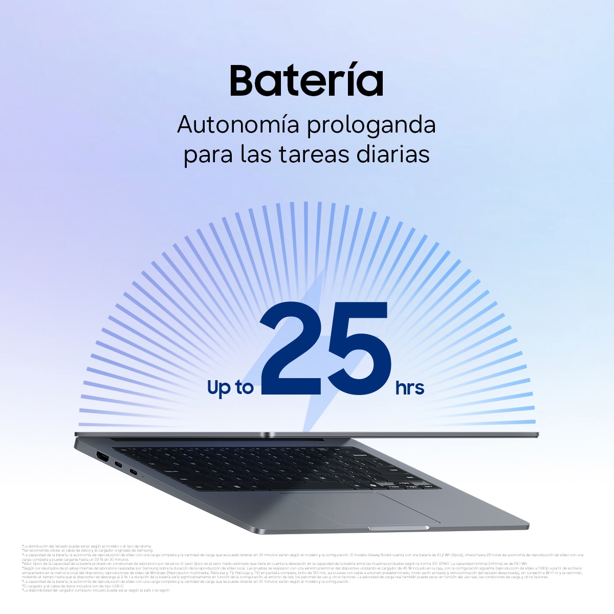 Portátil Samsung Galaxy Book6, Intel Core 5 315, 8GB, 512GB SSD, 14", W11 Gris-5