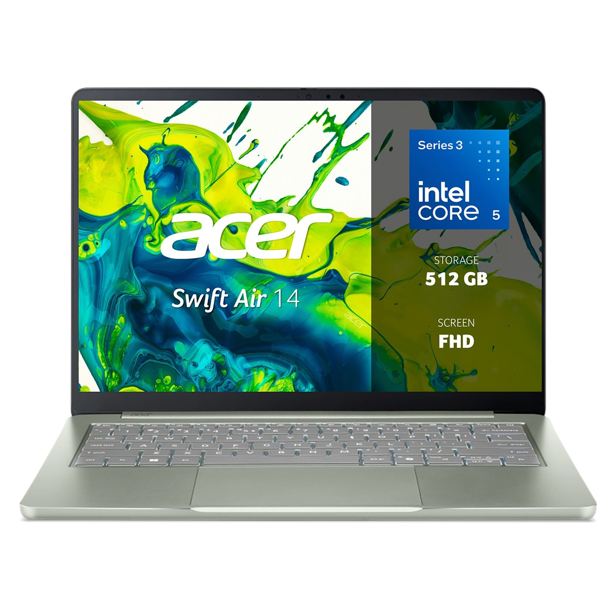 Acer - Portátil Acer Swift Air 14V, Intel Core 5 320, 8GB, 512GB SSD, 14", W11.