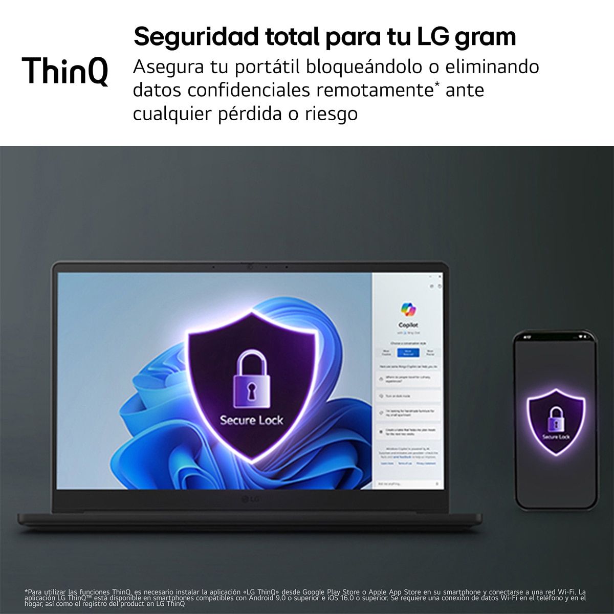 Imagen 8 de Portátil LG gramBook 14U40V-G.AA65BN, Intel Core 5 315, 16GB, 512GB SSD, 14", W11 - Negro Negro