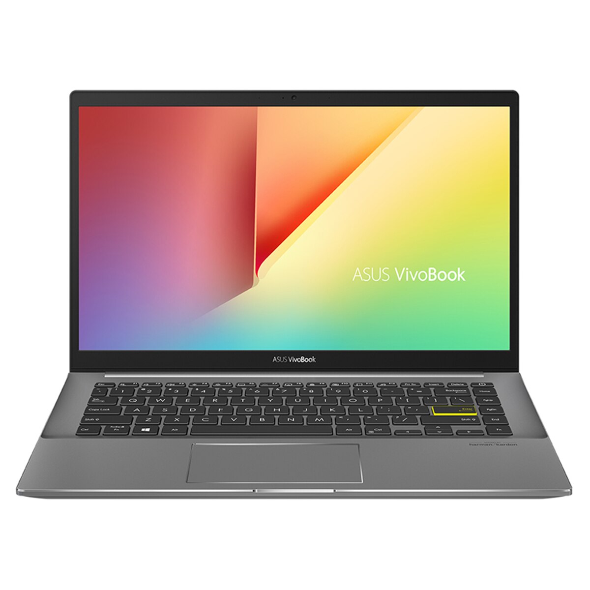 Imagen 1 de Portátil ASUS VivoBook 14 S433FL-EB182, i7, 16GB, 512GB SSD, GeForce MX250 2GB, 14", Sin SO - Negro / Plata Negro / Plata
