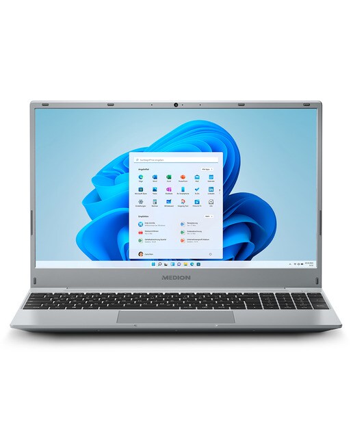 Portátil Medion Akoya E15301 / MD62432, Ryzen 7-3700U, 16GB, 512GB SSD, 15,6", W11 Plata-1