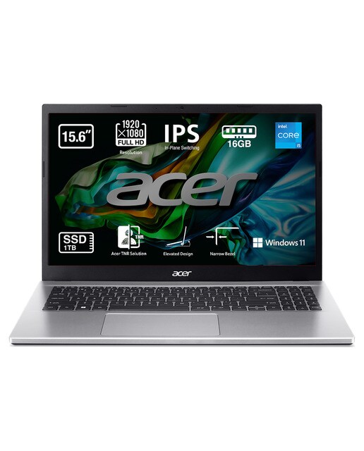 Portátil Acer Aspire 3, Intel Core i5-1235U, 16GB, 1TB SSD, 15,6", W11 Plata-1