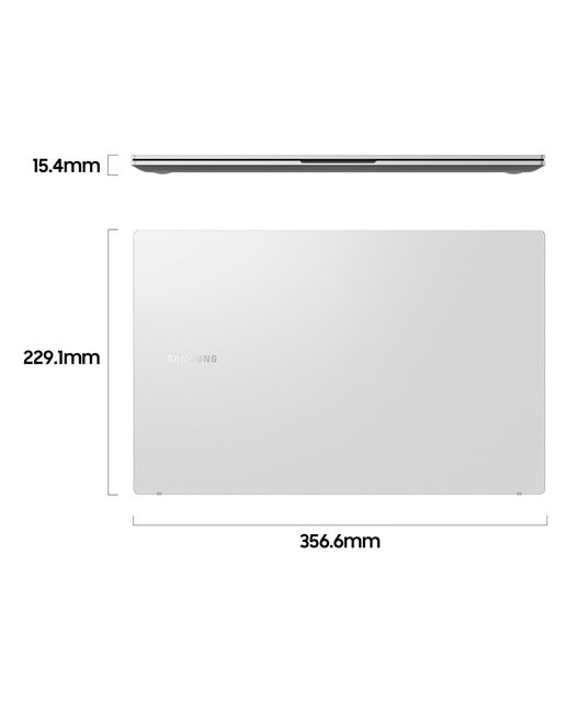 Portátil Samsung Galaxy Book2, i5, 8GB, 512GB SSD - Plata Plata-3