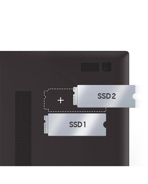 Portátil Samsung Galaxy Book2, i5, 8GB, 512GB SSD - Plata Plata-7