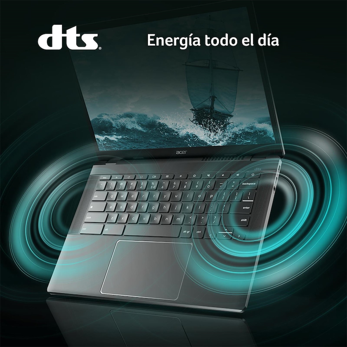 Acer Chromebook Plus 514 - Ordenador Portátil con Gemini 14'' AMD Ryzen 5 7520C, 16GB, 256GB SSD, ChromeOS con la IA de Google, Color Gris Gris-7