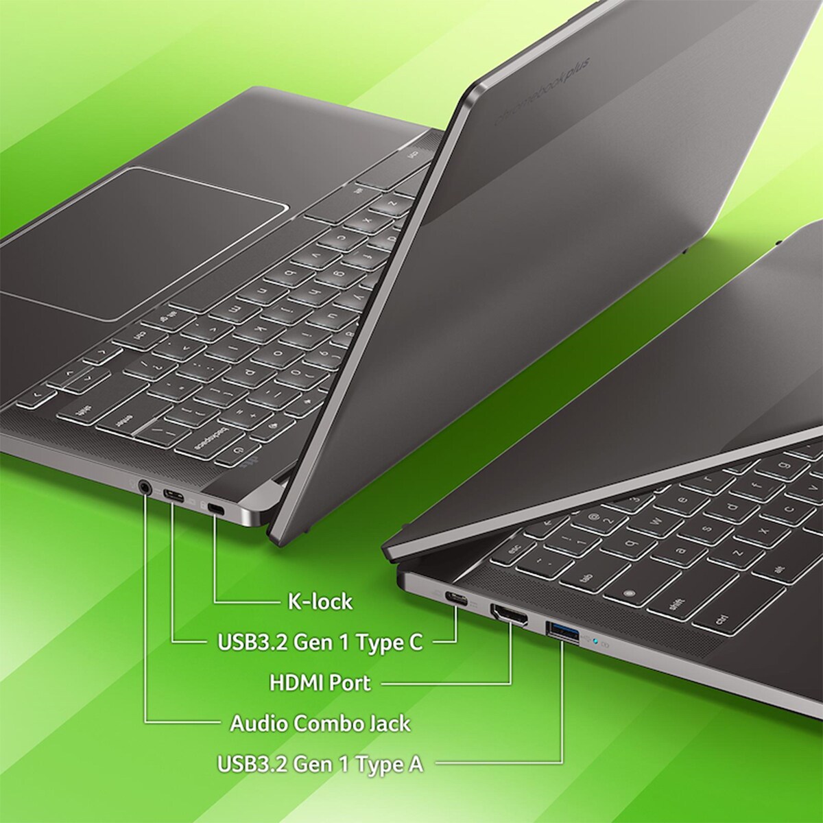 Acer Chromebook Plus 514 - Ordenador Portátil con Gemini 14'' AMD Ryzen 5 7520C, 16GB, 256GB SSD, ChromeOS con la IA de Google, Color Gris Gris-8