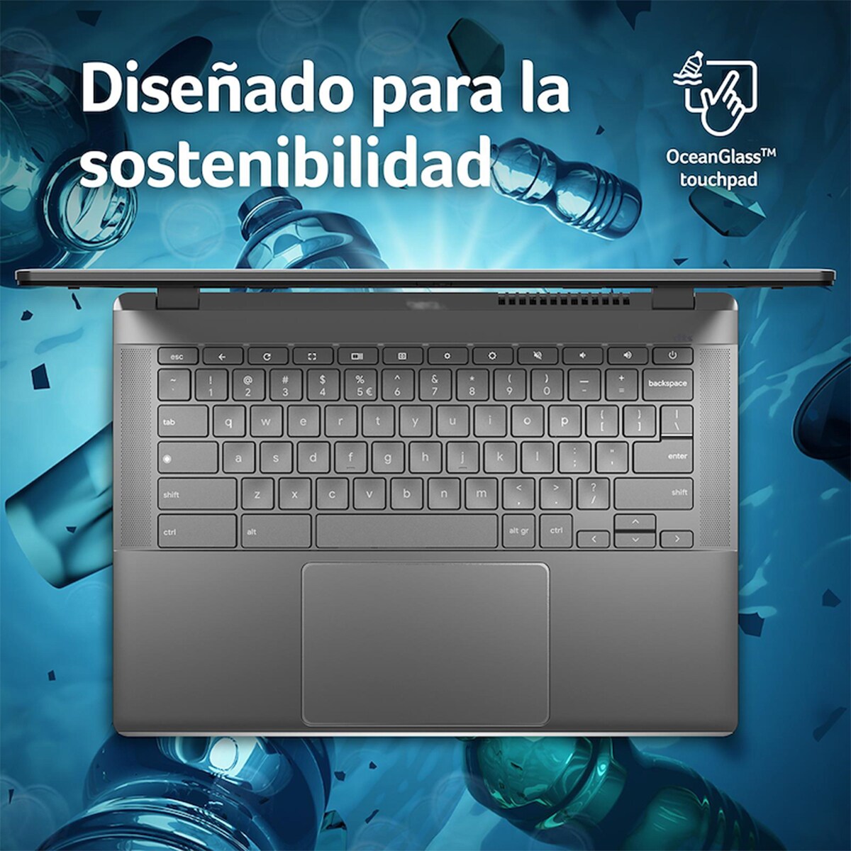 Acer Chromebook Plus 514 - Ordenador Portátil con Gemini 14'' AMD Ryzen 5 7520C, 16GB, 256GB SSD, ChromeOS con la IA de Google, Color Gris Gris-9