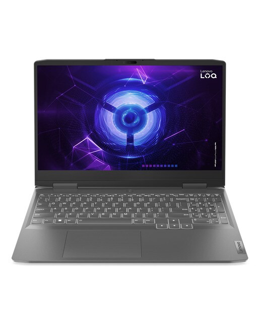 Portátil gaming Lenovo LOQ 15IRH8, i5-12450H, 16GB, 512GB SSD, GeForce RTX 4060, 15,6", W11 Gris Tormenta-1