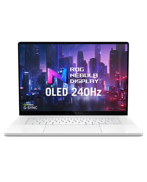 Portátil Gaming ASUS ROG Zephyrus GU605MV-QR046W, Intel Core Ultra 9-185H, 32GB, 1TB SSD, Nvidia RTX 4060 8GB, 16", W11 Blanco-1