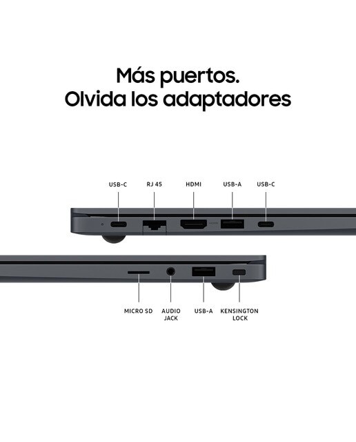 Portátil Samsung Galaxy Book4 NP750XGK-KG2ES, Intel Core 5 120U, 16GB, 512GB SSD, 15,6", W11 Gris Grafito-5